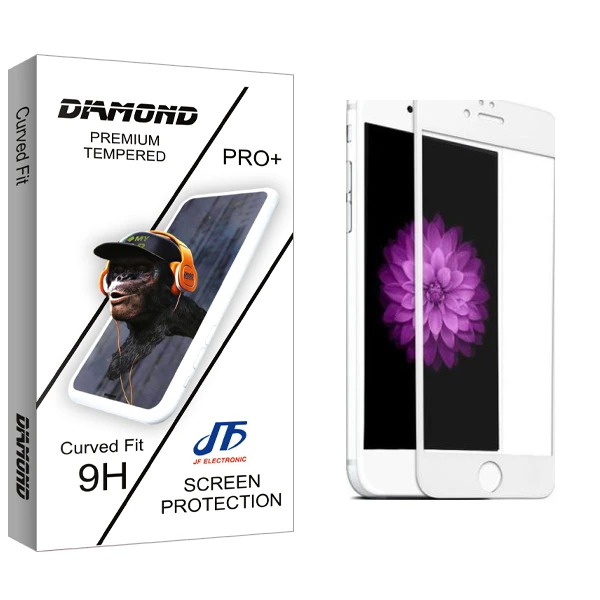 محافظ صفحه نمایش جی اف مدل Diamond glass مناسب برای گوشی موبایل اپل iPhone 7/8