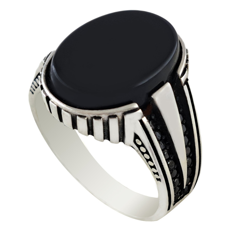 انگشتر نقره مردانه ملک زیور مدل ترک نگین عقیق پایا کد 379 انگشتر نقره مردانه ملک زیور مدل ترک نگین عقیق پایا کد 379