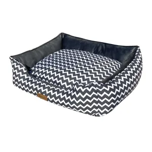 جای خواب سگ و گربه پتیوو مدل Casual Zigzag سایز L
