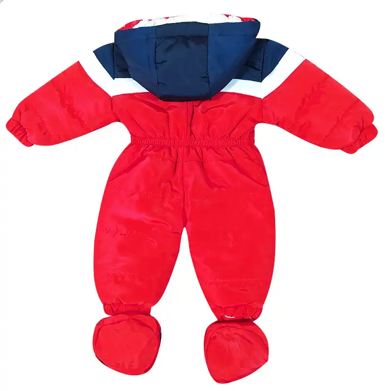 سرهمی نوزادی مدل Horse&Bear رنگ قرمز