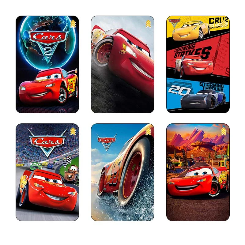 استیکر کارت مدل ماشین‌ها Cars کد 93806 مجموعه 6 عددی