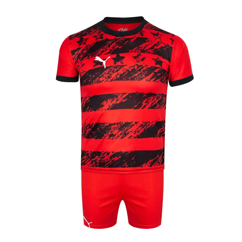 ست تی شرت آستین کوتاه و شلوارک ورزشی مردانه مدل P01