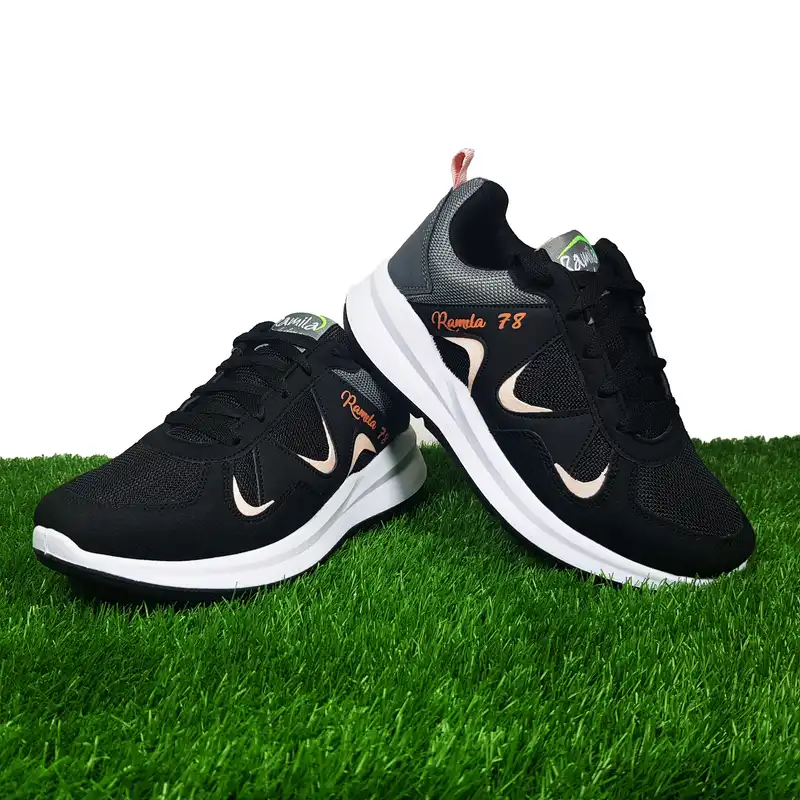 کفش پیاده روی زنانه رامیلا مدل مدلین کد 2025 رنگ مشکی