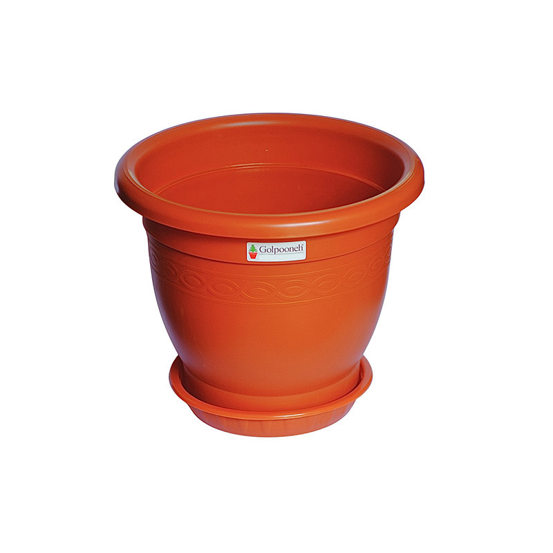 گلدان گلپونه مدل پلاستیکی گرد کد318 گلدان گلپونه مدل پلاستیکی گرد کد318