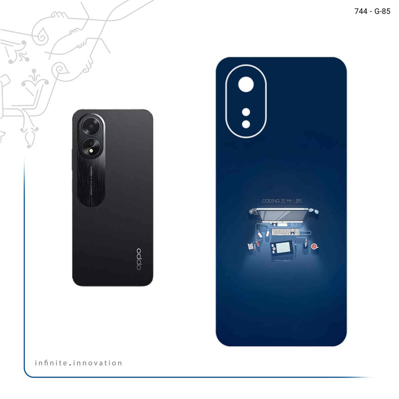 برچسب پوششی ماهوت مدل Programming 3 مناسب برای گوشی موبایل اپو A38