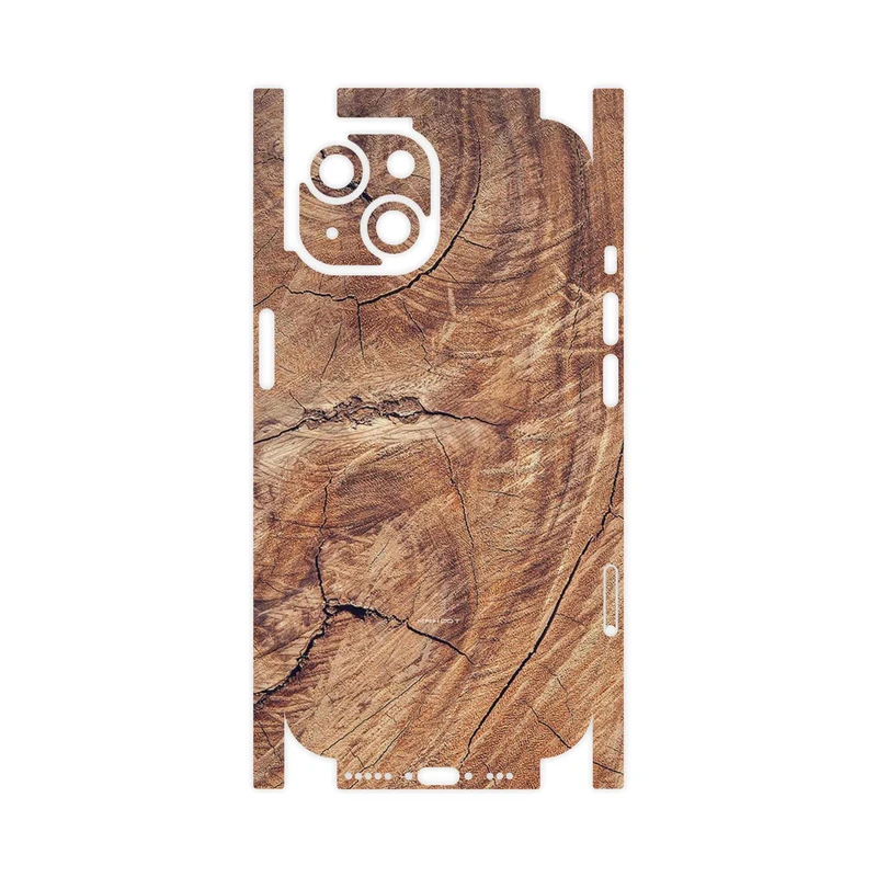 برچسب پوششی ماهوت مدل Wood Texture 5-FullSkin مناسب برای گوشی موبایل اپل iPhone 15