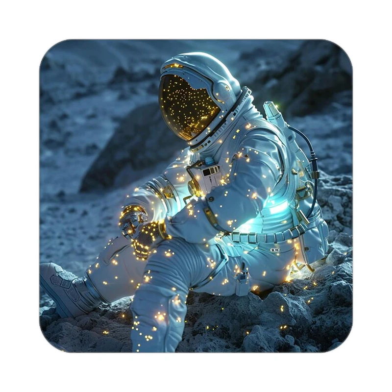 زیر لیوانی کاکتی طرح فضانورد مدل mp46021