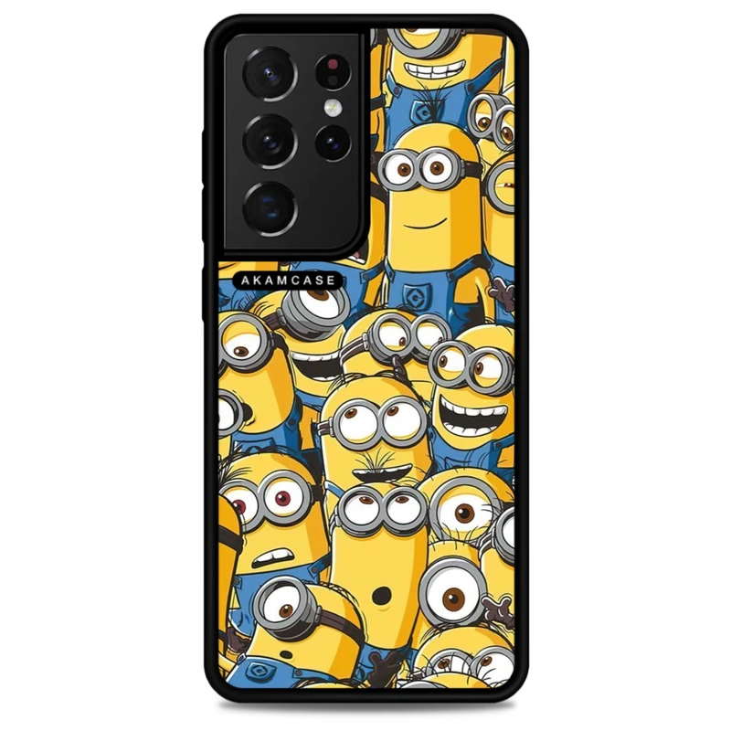 کاور آکام مدل AMC-WSGS21U-MINIONS13 مناسب برای گوشی موبایل سامسونگ Galaxy S21 Ultra