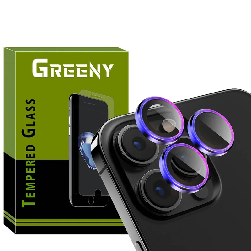 محافظ لنز دوربین گیرینی مدل Ring Lens-GR مناسب برای گوشی موبایل اپل Iphone 13 pro max