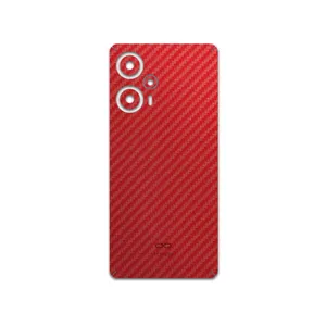 MAHOOT Red-Fiber Cover Sticker for Xiaomi Poco F5
