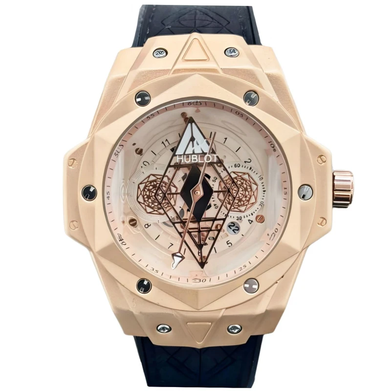 ساعت مچی عقربه‌ای مردانه مدل اسکلتون عنکبوتی کد rw