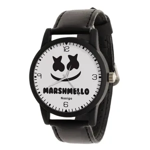 ساعت مچی عقربه ای ناکسیگو طرح Marshmello کد LF4184