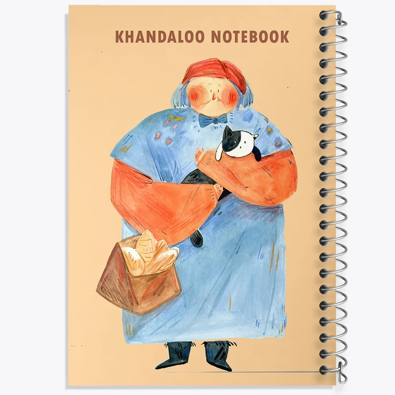 دفتر لیست خرید 50 برگ خندالو طرح مادر بزرگ کیوت کد N5916