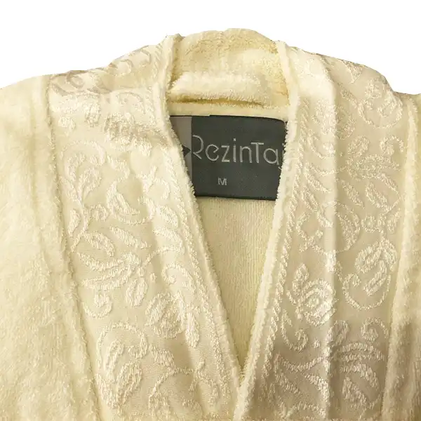 حوله پالتویی رزین تاژ طرح ترمه مدل 01 سایز 115