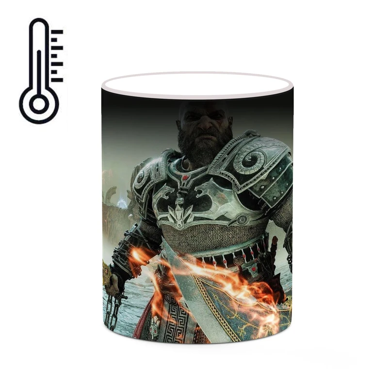 ماگ حرارتی کاکتی طرح گاد آف وار God Of War مدل mgh40677