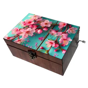 جعبه موزیکال مدل گل کد B584 