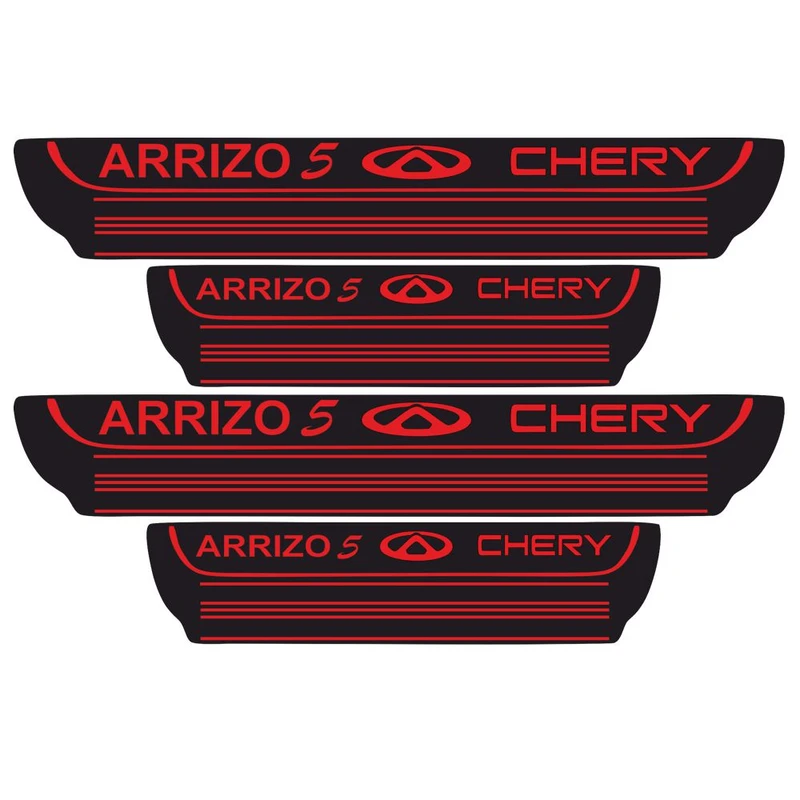   برچسب بدنه خودرو اسپرت غدیر مدل CH RE YA59 A60مناسب برای آریزو5بسته 4 عددی