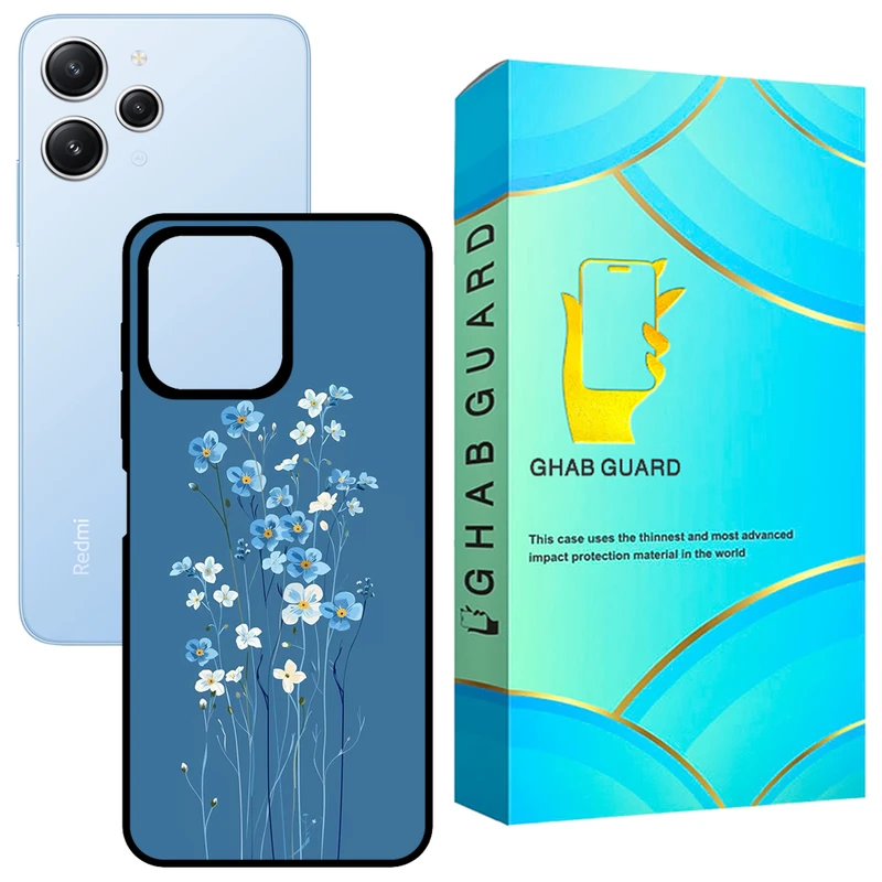 کاور قاب گارد طرح گل مدل GCHPR12 مناسب برای گوشی موبایل شیائومی Redmi 12 4G / Redmi 12 5G / Poco M6 Pro 5G