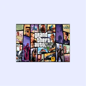 پوستر هومرو مدل فلزی طرح GTA کد PS517