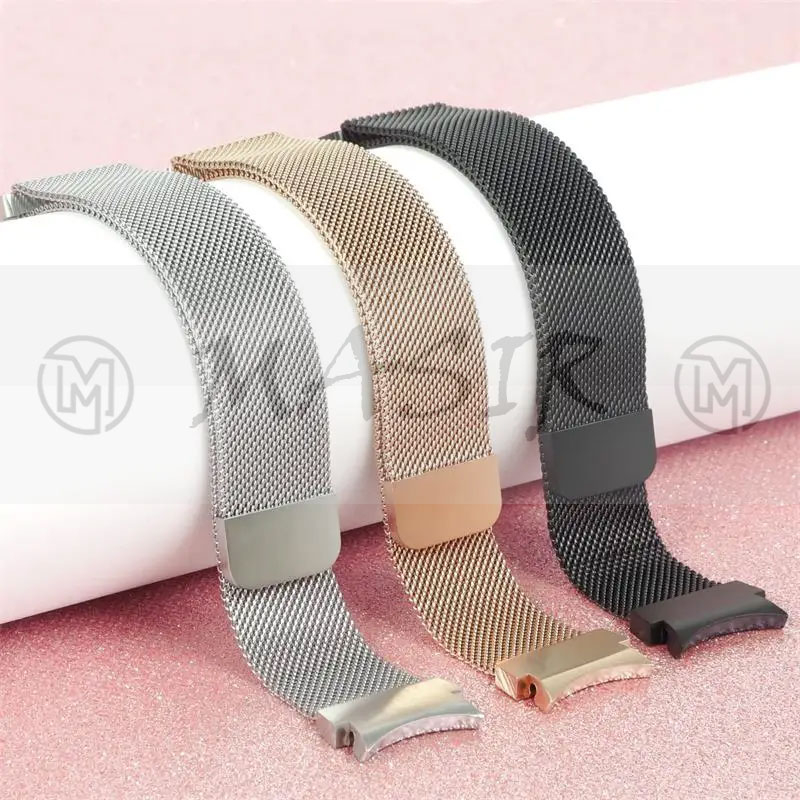 بند مسیر مدل Milanese Fit Magnetic Strap مناسب برای ساعت هوشمند سامسونگ Galaxy Watch 6 40mm / watch 6 44mm / Watch 6 Classic 43mm / Watch 6 Classic 47mm