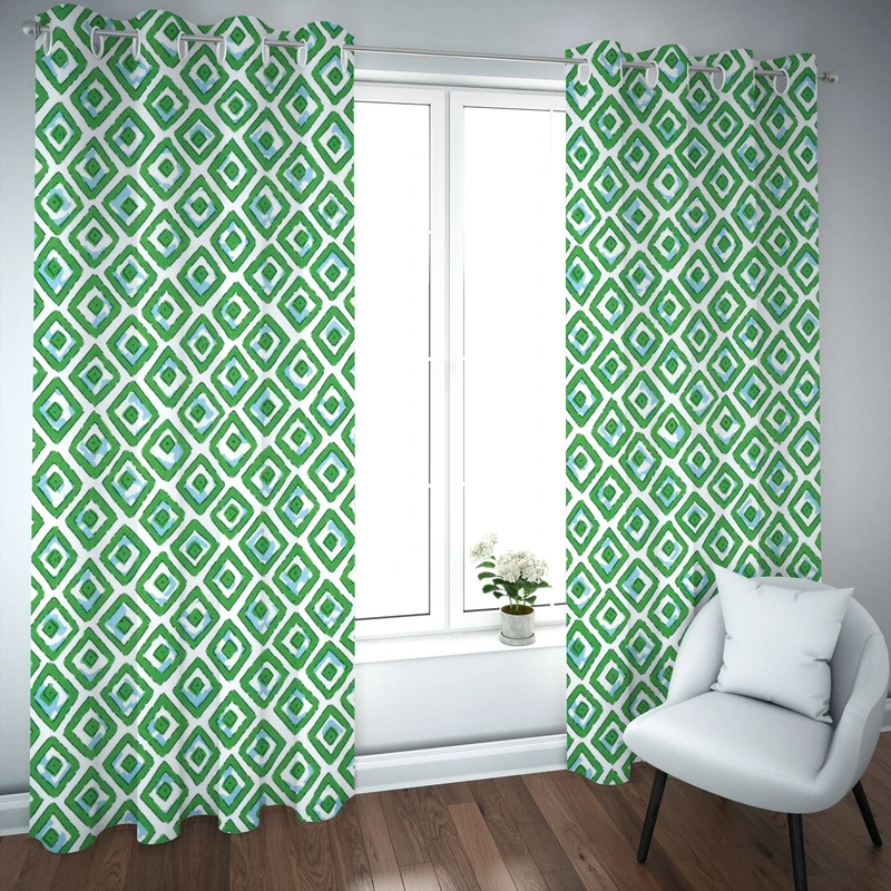 پرده مدل چاپی هازان سایز 300×150 سانتی متر 