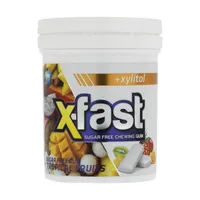 آدامس بدون شکر با طعم استوایی ایکس فست - 50 گرم