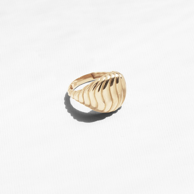 انگشتر طلا 18 عیار زنانه پولک مدل آوا انگشتر طلا 18 عیار زنانه پولک مدل آوا