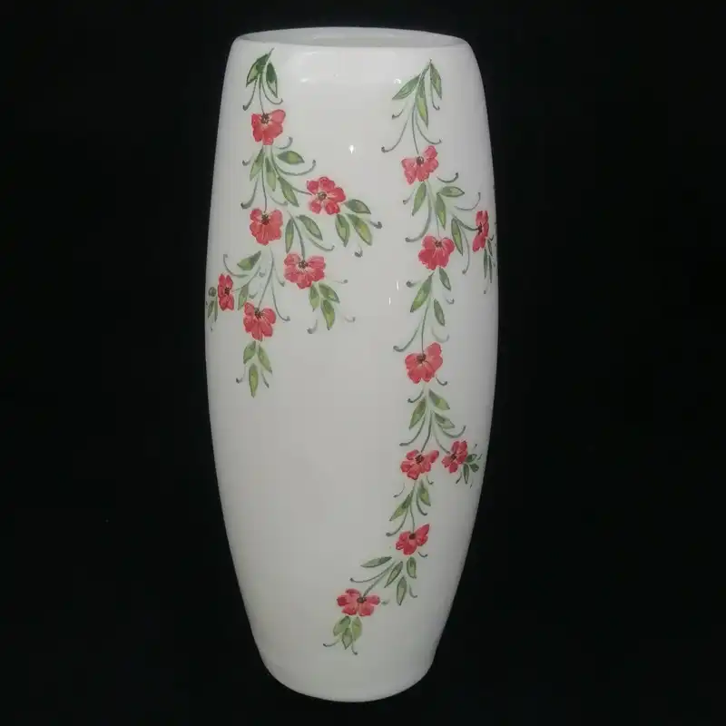 گلدان سرامیکی هیوا طرح رز ایستاده کد 11026009