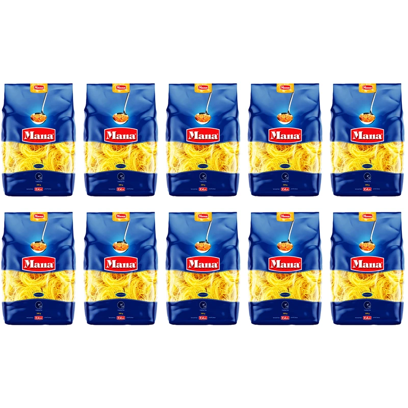 ماکارونی فرمی ورمیشل مانا -300 گرم بسته 10 عددی