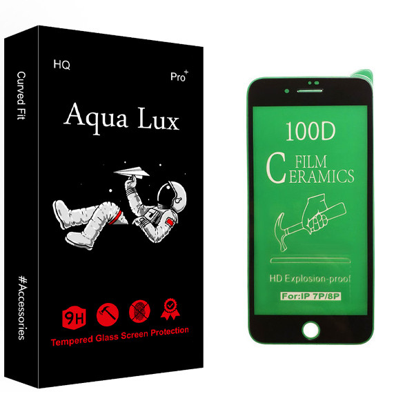محافظ صفحه نمایش سرامیکی آکوا لاکس مدل +Pro مناسب برای گوشی موبایل اپل iPhone 8 Plus
