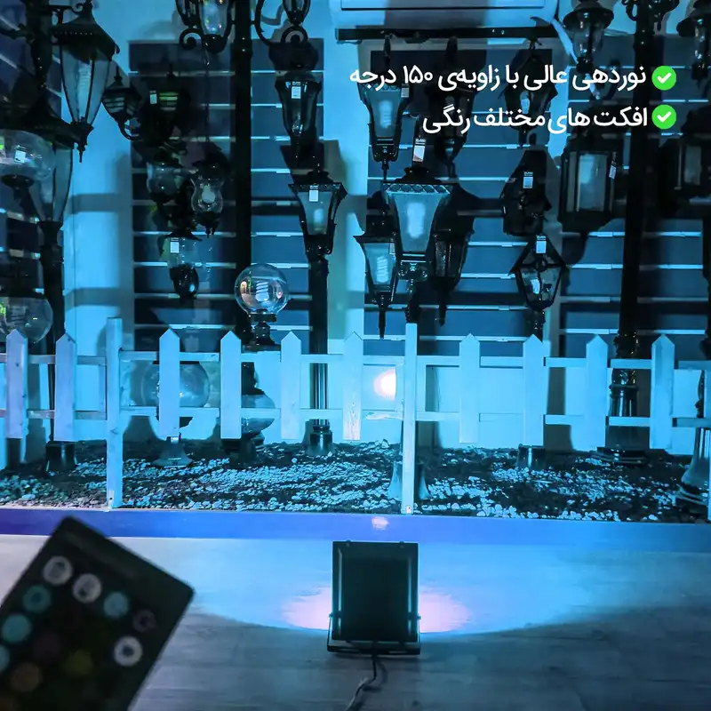 رقص نور مدل پروژکتور ال ای دی 16 50 وات