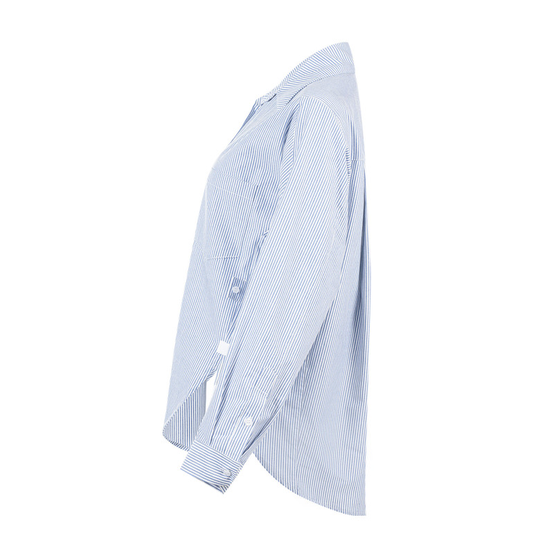 شومیز آستین بلند زنانه سرژه مدل 207357 رنگ آبی