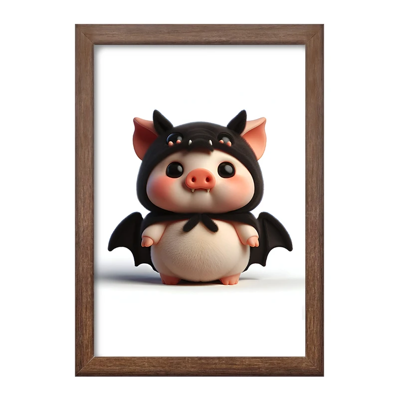 تابلو خندالو طرح خوک بامزه کد F8554