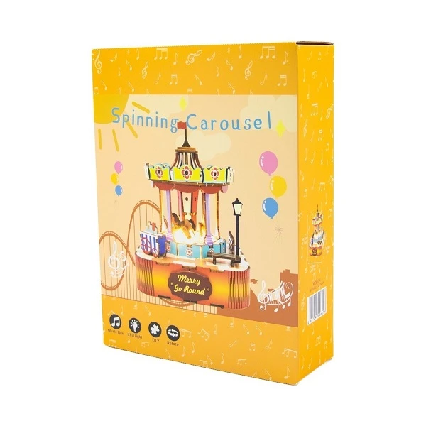 ساختنی مدل خانه عروسکی مینیاتوی  چرخ و فلک کد MB004