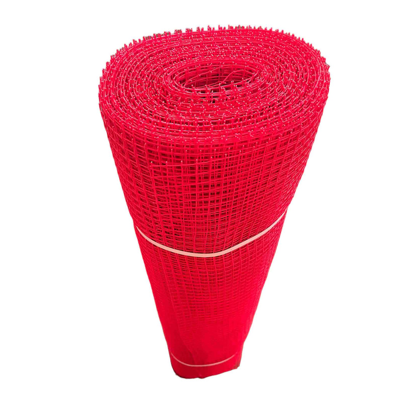 توری مشبک مدل فایبر گلس نسوز مرغی کد M14 طول 30 متر