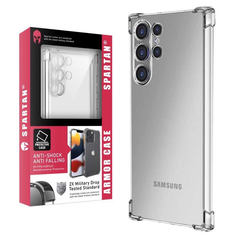 کاور اسپارتان مدل Airbag مناسب برای گوشی موبایل سامسونگ Galaxy S23 Ultra