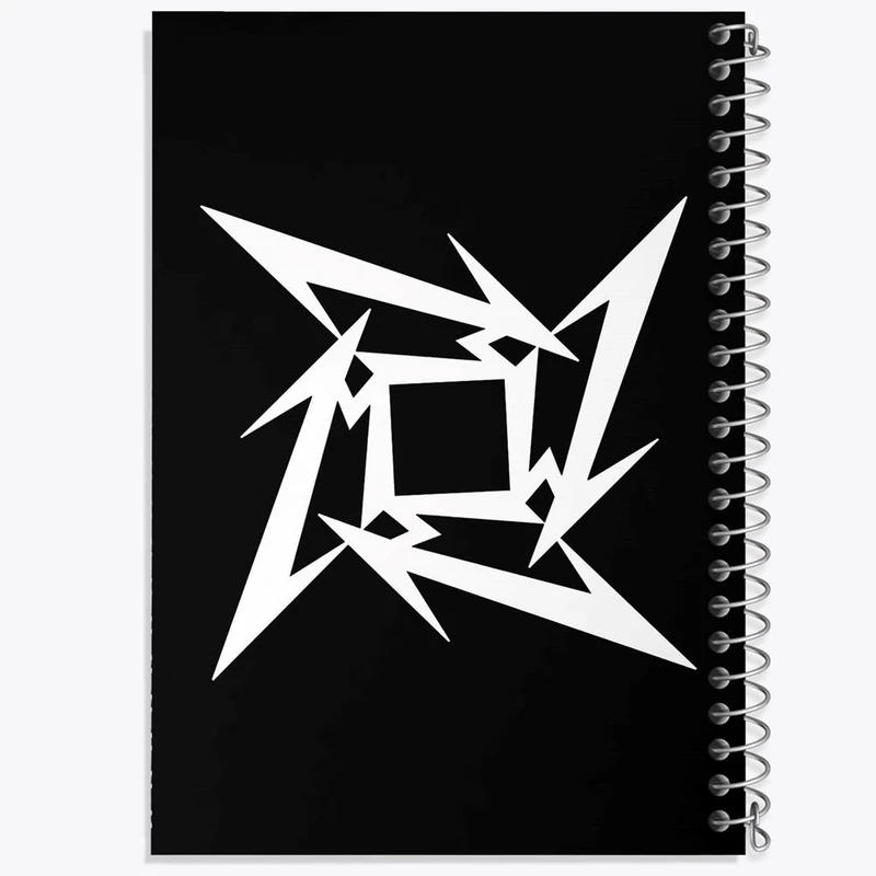 دفتر مشق 50 برگ خندالو مدل گروه موسیقی متالیکا Metallica کد 3263