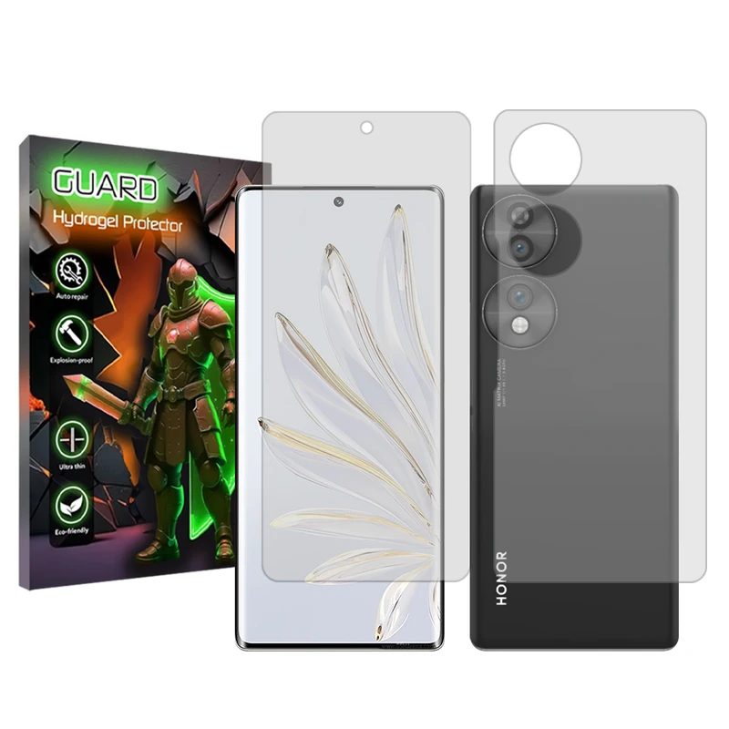 محافظ صفحه نمایش شفاف گارد مدل Tough مناسب برای گوشی موبایل آنر 70 به همراه محافظ پشت گوشی