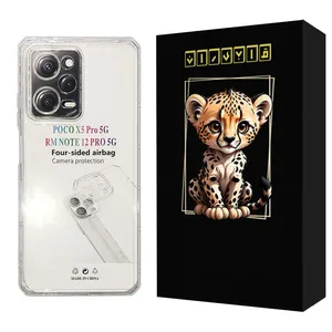 کاور قاب ایران مدل شفاف مناسب برای گوشی موبایل شیائومی Redmi Note 12 Pro 5G