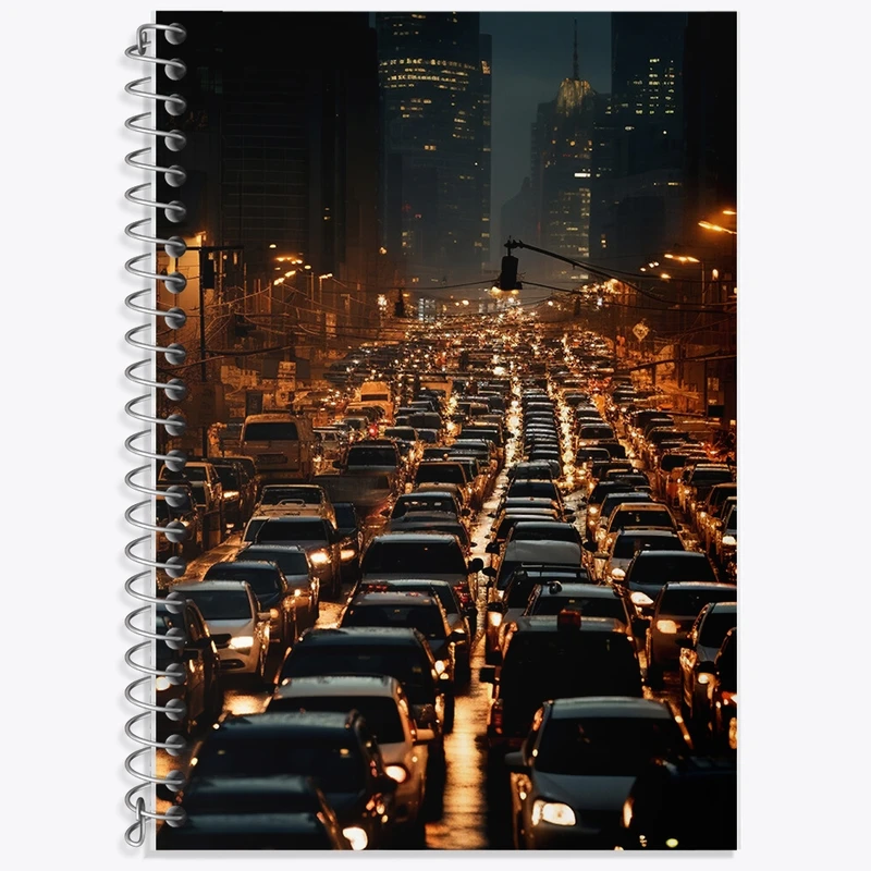 دفتر لغت 50 برگ خندالو طرح ترافیک کد F428