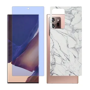 Glass together model blue cut screen protector suitable for Samsung Galaxy Note20 Ultra 5G mobile phone with back cover sticker