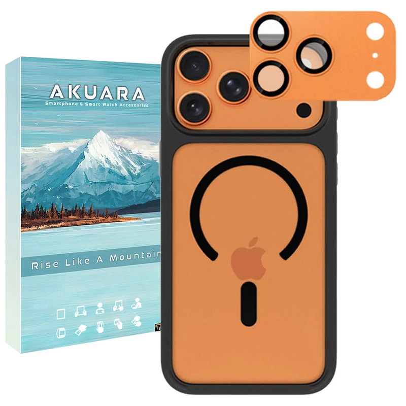 کاور آکوآرا مدل MagSafe All-Round مناسب برای گوشی موبایل اپل iPhone 17 Pro Max به همراه محافظ لنز دوربین