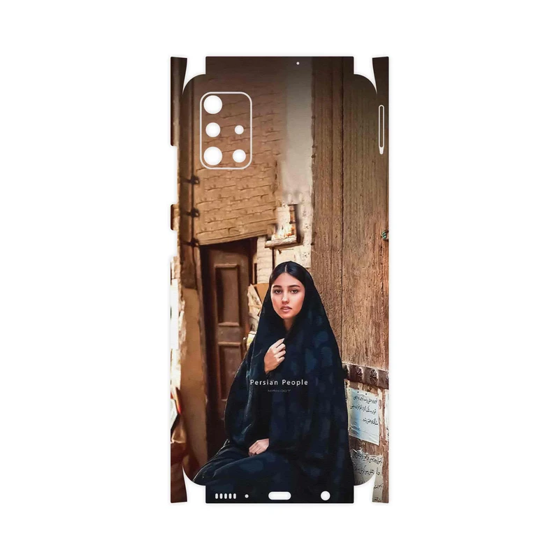 برچسب پوششی ماهوت مدل Portrait of an Iranian Woman-FullSkin مناسب برای گوشی موبایل سامسونگ Galaxy A51