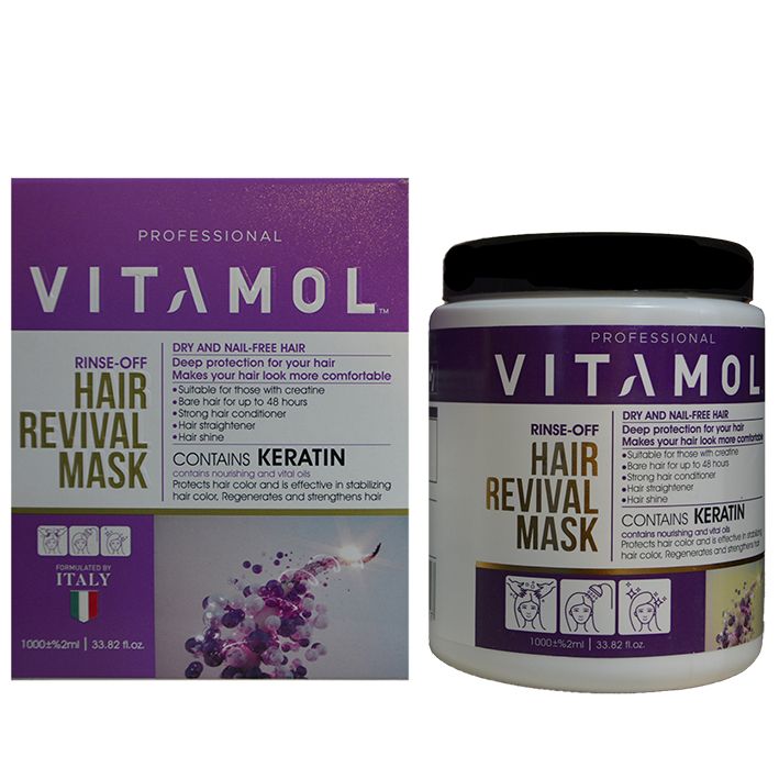 ماسک مو ویتامول مدل KERATIN حجم 1000 میلی لیتر -  - 1