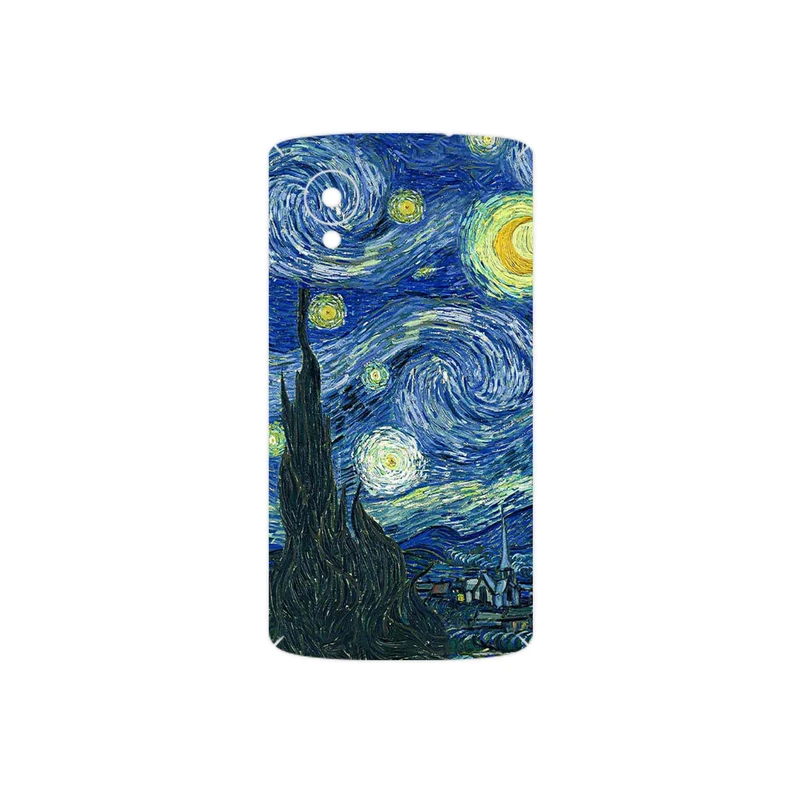 برچسب پوششی ماهوت مدل The Starry Night of van Gogh مناسب برای گوشی موبایل گوگل Nexus 5