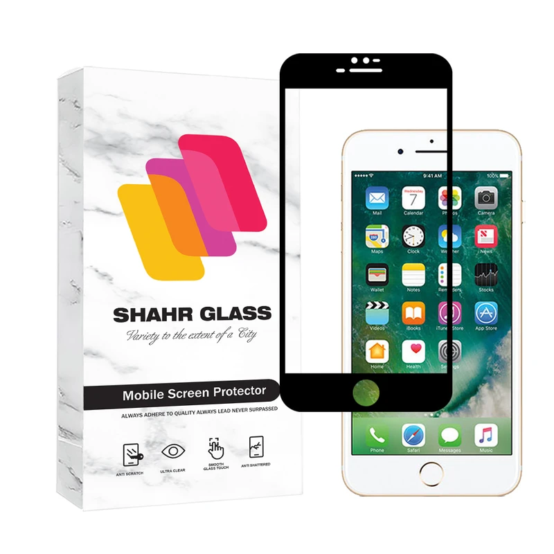 محافظ صفحه نمایش شهر گلس مدل FULSLSH مناسب برای گوشی موبایل اپل iPhone 8 / iPhone 7 / iPhone SE 2020 / iPhone SE 2022