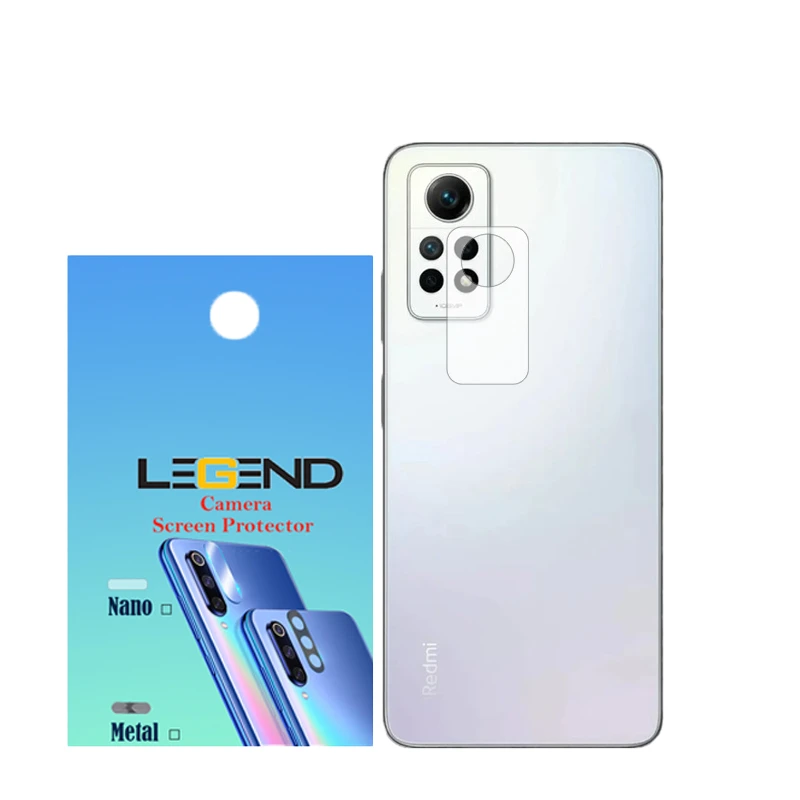 محافظ لنز دوربین لجند مدل نانوگلس مناسب برای گوشی موبایل شیائومی Note 12 Pro 4G 