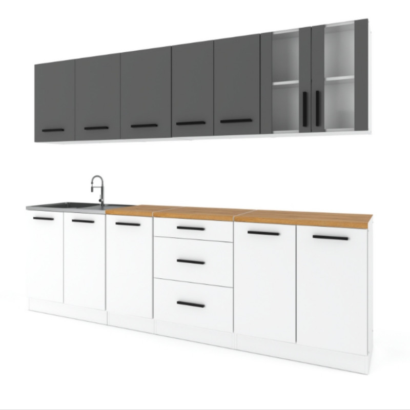 کابینت آشپزخانه مدلH220 مجموعه شش عددی