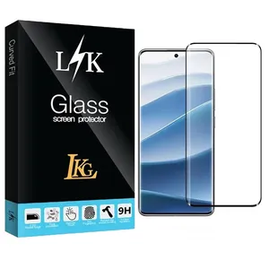 محافظ صفحه نمایش ال کا جی مدل فول چسب مناسب برای گوشی موبایل شیائومی Redmi Note 14 Pro Plus 5G