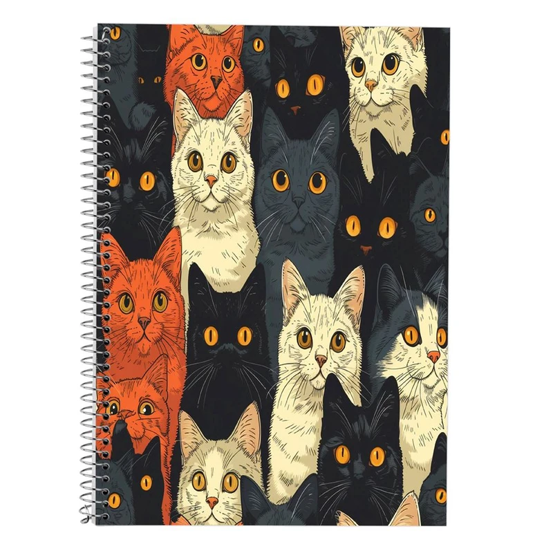 دفتر لغت 50 برگ مدوپد طرح سگ و گربه کد DF17301